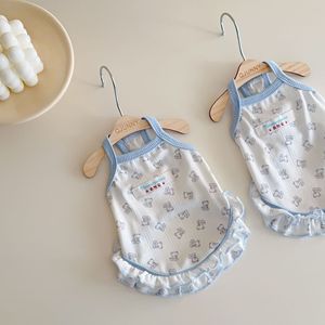 Vestido Camisero para Mascotas QJUNNY con Estampado de Oso Marino, Ropa Transpirable de Verano para Perros y Gatos - Product Image 3