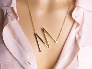 Lettera targhetta collana personalizzata qualsiasi <span class=keywords><strong>nome</strong></span> 11 stile di carattere <span class=keywords><strong>per</strong></span> ragazze scegli gioielli da donna personalizzati in acciaio inossidabile moda uomo - Product Image 6