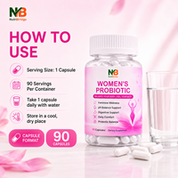 Prix de gros pour commande en vrac : Capsules probiotiques pour femmes Lactobacillus Acidophilus contre les démangeaisons vaginales