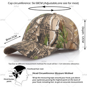 Bán Buôn Bất Tree <span class=keywords><strong>Camo</strong></span> Thể Thao Ngoài Trời Mũ Bóng Chày 6 Bảng Điều Chỉnh Ngụy Trang Săn Bắn Mũ Cho Nam Giới Phụ Nữ - Product Image 3