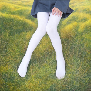 Collants de danse en velours blanc respirant en stock d'usine, taille XL, collants de danse tricotés pour filles, pieds transparents, longs, mignons, tailles pour enfants - Product Image 2