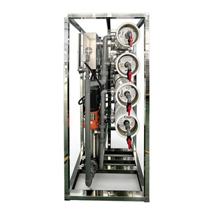 Machine de traitement des eaux souterraines de rivière 4000L/h, systèmes de pompage par osmose inverse RO, UV, ozone, certifiée CE, fonctionnement automatique 24h/24 - Product Image 4