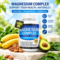 Capsules de complexe de magnésium, 60 unités, complément alimentaire