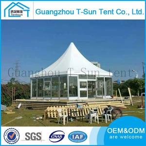 Tente hexagonale d'extérieur <span class=keywords><strong>pour</strong></span> fêtes de <span class=keywords><strong>mariage</strong></span>, à bas prix, <span class=keywords><strong>chapiteau</strong></span> avec mur en verre - Product Image 2