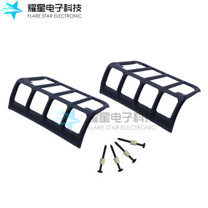 Protector de Luz Trasera Electrónico Flare Star de Acero Negro para Toyota JK 07-17 - Product Image 3