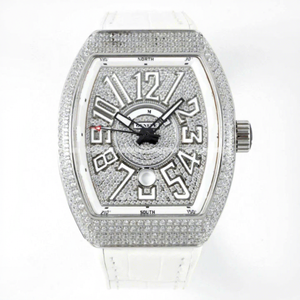 Vente en gros Frank FM montre mécanique de luxe pour hommes Super 2824 mouvement V45 plongeur alarme caractéristiques pointeur poignet Cartierable Hombre - Product Image 1