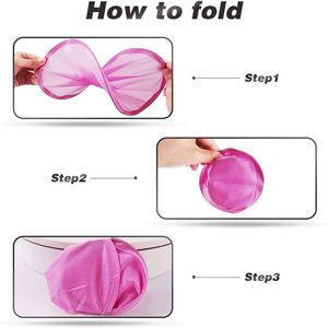 Custom Logo Custom Color Portable Promotional Gifts Nylon Collapsible <b>Folding</b> Hand Fans Flying Disc with Pouch for Outdoor Fun - Product Image 3