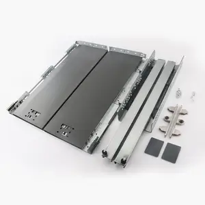 ROEASY Hot Sales Slim Type Kitchen Cabinet Soft Close Metal Box Drawer Slide System Furniture Hardware