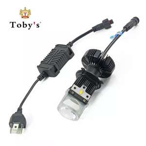 Tobys-miniproyector Led de 45W para coche, faro led H4, lente, 4500lm, bombillas, luz enfocada - Product Image 4