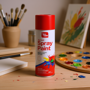 Peinture en aérosol Biaobang 450 ml Noir mat Forte adhérence Fournitures artistiques - Product Image 2