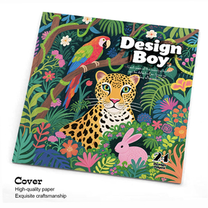 Libros para Colorear de Animales del Bosque Hechos a Medida, Libros de Arte para Niños, Libros de Colorear Innovadores, Impresión Personalizada de Libros de Historietas - Product Image 1