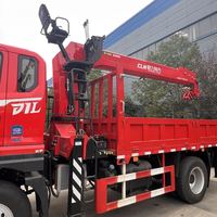 Camión Grúa Móvil Diésel Dongfeng 4*2 de 8 Toneladas con Pluma Telescópica y Equipo de Elevación Hidráulico para Ingeniería Municipal