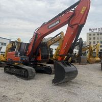 Excavatrice Doosan 20 tonnes DX225 à haute rentabilité, concasseur de béton, pour maison écologique en Chine, à vendre
