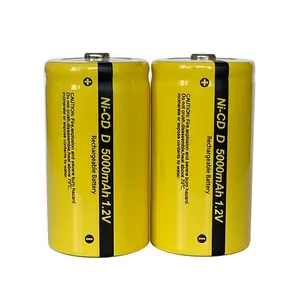 PKCELL industrial package 1.2V D 5000mah Ni-CD battery for power tools