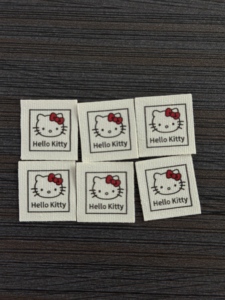 Garment Accessories Private Wholesale Custom Brand <b>Name</b> Logo Damask Woven Tags for Clothing - Product Image 6