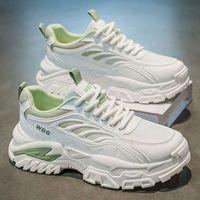 Dagelijkse ademende mesh casual wandelschoenen met rubberen antislipzool