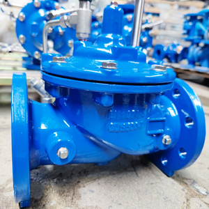 วาล์วควบคุมไฮดรอลิกเหล็กดัดชนิดเหนียว 200x สำหรับ<span class=keywords><strong>น้ำ</strong></span> DN100 ปลายหน้าแปลน PN10/PN16 วาล์วลดแรงดัน - Product Image 5