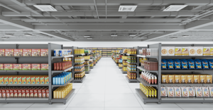 Rak <span class=keywords><strong>Display</strong></span> Dinding Ringan dari Baja, Stand Logam Kayu untuk Toko Kelontong, Supermarket, Stand <span class=keywords><strong>Display</strong></span> Pakaian - Product Image 3