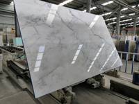 Nouvelle pierre de marbre blanc oriental naturel pour la décoration d'immeuble de bureaux d'hôtel