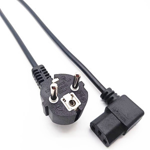 สายไฟ Cee To Iec 10A 250V ชนิดสายพีวีซี แบบ Sjt สำหรับใช้กับคอมพิวเตอร์ จอภาพ ทีวี และเครื่องใช้ไฟฟ้า - Product Image 1