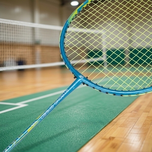 Professional Outdoor Beginner Iron Alloy 513 One Shot Badminton Racket Durable High Elasticity Indoor Training Equipment Sports