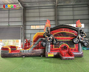 Alpaca Lâu Đài Bouncy Nhảy Có Thể Bơm Hơi Lâu Đài Bouncer Trượt Hồ Bơi Nước - Product Image 5