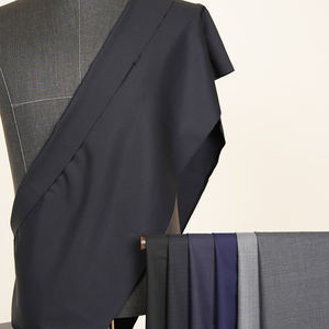 Лучшая цена, итальянская ткань, саржевая ткань, 30% Вт, 70% P, камвольная шерсть мериноса, смесь полиэстера для мужских жакетов, тканая техника - Product Image 3