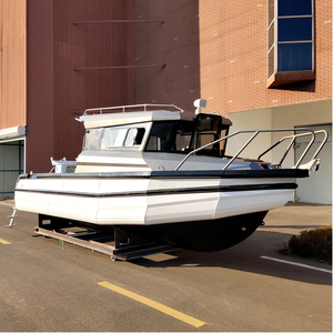 <span class=keywords><strong>Bateau</strong></span> <span class=keywords><strong>de</strong></span> pêche en aluminium <span class=keywords><strong>de</strong></span> 25 pieds pour la pêche sportive en Amérique du Nord, avec cabine fermée et certification CE - Product Image 1