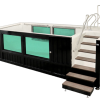 Piscine conteneurisée Suihe 20 pieds 40 pieds, haute qualité, prix usine, piscine conteneurisée sur mesure