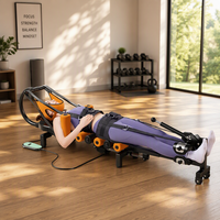 Lit de traction orthopédique électrique portable, traction cervicale et lombaire, civière corporelle, outil de correction de la colonne vertébrale