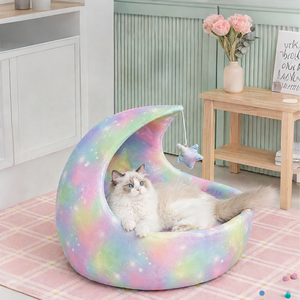 Tempat Tidur Kucing Multi-Style Lembut, Bernapas, Ramah Lingkungan, Cocok untuk Musim Panas, Siap Kirim, Berbagai Ukuran untuk Kucing, Pengiriman Cepat - Product Image 1