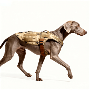 Luxus Designer verstellbare Nylon Outdoor Haustier Weste Heavy Duty Original Tactical Cooling Training Jagd Haustier Halsband Hunde geschirr - Product Image 4