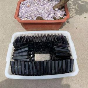 Natural Fengshui Wands Quartz Crystals Stones Points Gemstone Stone Crafts Semiprecious Rainbow Fluorite Tower Crystal <b>Gift</b> - Product Image 2