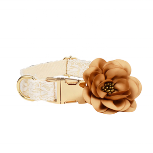 Set <span class=keywords><strong>Pettorina</strong></span> e Guinzaglio per Cani in Pizzo Carino, Taglie S-XL, Collari per Animali Domestici Piccoli e Medi, Accessorio con Fiocco - Product Image 4