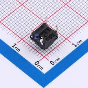UK-B02123-G6.5-250 Tactile Switch DIP-4P,6.2x6.2mm Switch 2.5N 6.15mm 6.15mm 6.5mm - Product Image 2