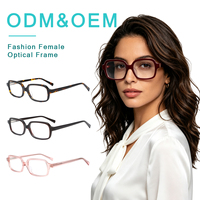 Montures optiques en acétate tendance pour femmes – Design rectangulaire élégant à petite monture de haute qualité – Vente en gros directe usine