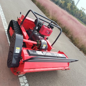 更新的全球定位系统无人操作12/15HP柴油发动机连枷式割草机履带式连枷式远程割草机，带有CE证书 - Product Image 4