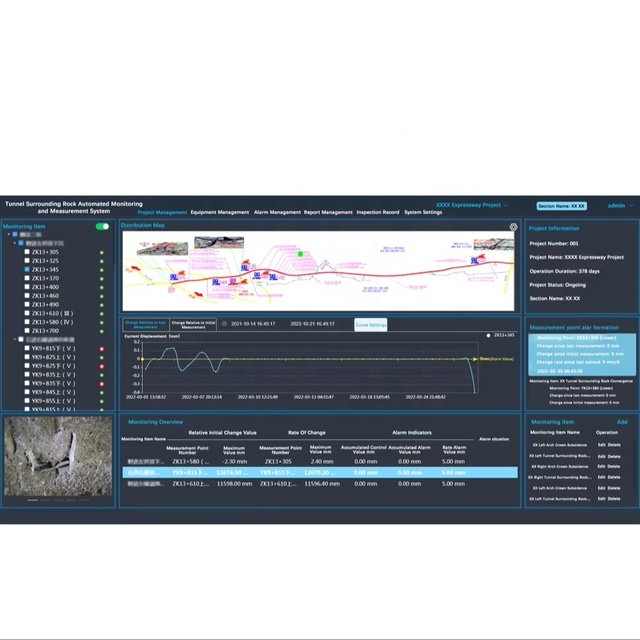 Intelligent Monitoring and Warning System for Tunnel Structure/Tunnel Structure Safety Intelligent Control Platform