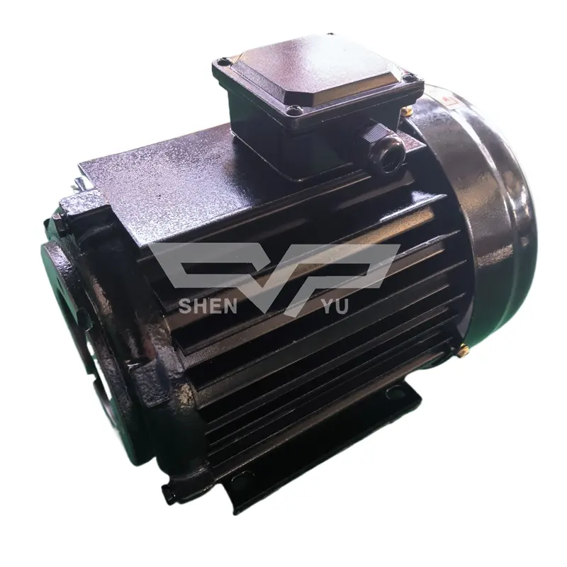 Dreiphasen-Induktionsmotor 1 PS Aluminiumabdeckung niedriger Preis stabile Hohe Geschwindigkeit Wirkungsgrad für hydraulische Biegschleifmaschinen