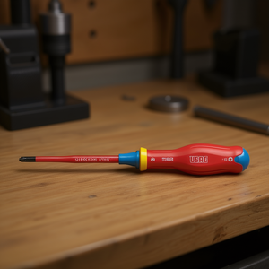 <b>Screwdriver</b> 100mm Red Handle With Yellow Ring For <b>Precision</b> Work - Product Image 3