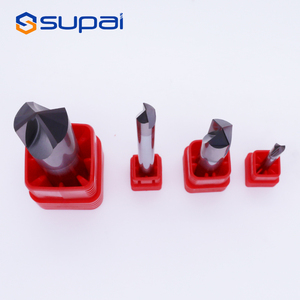 SUPAL Solid Carbide Tungsten 2/3/4 Flutes 90 Degrees Center <strong>Drill</strong> Bits D6/8/10/12/25mm Copper Aluminum Milling Cutter <strong>End</strong> <strong>Mill</strong> - Product Image 2