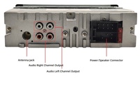 Autoradio simple DIN, lecteur MP3, Bluetooth, appels mains libres, radio FM, éclairage changeant de couleur, autoradio stéréo