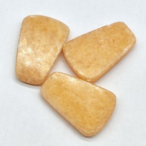 Calcita naranja 17x26mm Forma libre Cabujón Ajuste de joyería - Product Image 5