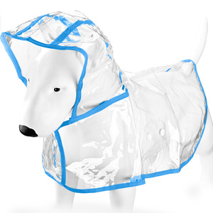 Impermeable Transparente con Capucha para Perros, 100% Impermeable, Correa Ajustable, Chaqueta para Lluvia para Perros Pequeños y Medianos - Product Image 4
