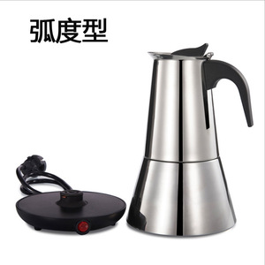 <span class=keywords><strong>Cafetière</strong></span> électrique expresso Moka Pot 6 tasses, <span class=keywords><strong>percolateur</strong></span>, <span class=keywords><strong>cafetière</strong></span> électrique en acier inoxydable, <span class=keywords><strong>cafetière</strong></span> classique - Product Image 6