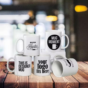 US magazzino sublimazione spazi di birra caffè 11oz all'ingrosso tazze di ceramica con Logo personalizzato tazze da caffè - Product Image 5