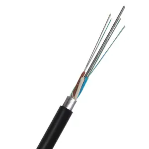 GYTA Optical Cable Single 9/125 PE Sheath 6 Core Fiber Optical Cable 13.6mm Armor Cable