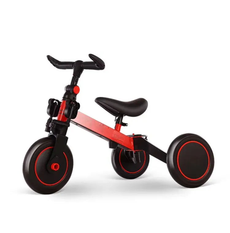 Multifunzione 3 in 1 triciclo per bambini triciclo per bici da bambino triciclo a tre ruote bici senza pedali per bambini con biciclette pieghevoli a pedale