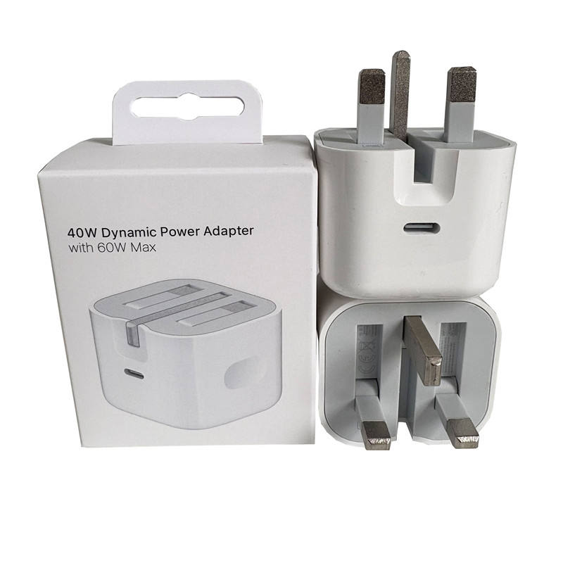 Enchufe británico blanco de 20 W