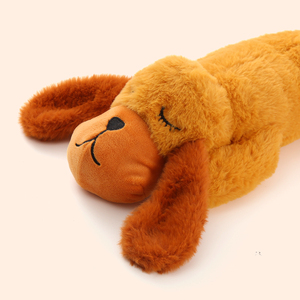 Kangdar2025 Pet Sleep <b>Pillow</b> with Heartbeat Plush Toy Bite Toy Dog Love Squeak Cleaning Teeth Extra Large - Product Image 4
